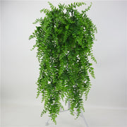 5 PCS Simulation Fern Grass Plant Wall Hanging Plants Home Wedding Shop Decoration