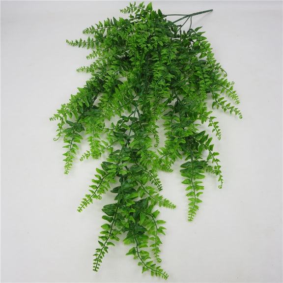 5 PCS Simulation Fern Grass Plant Wall Hanging Plants Home Wedding Shop Decoration