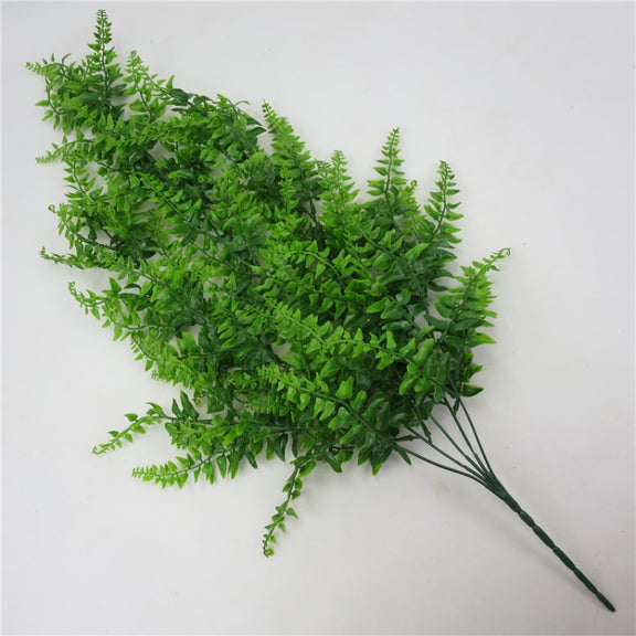 5 PCS Simulation Fern Grass Plant Wall Hanging Plants Home Wedding Shop Decoration