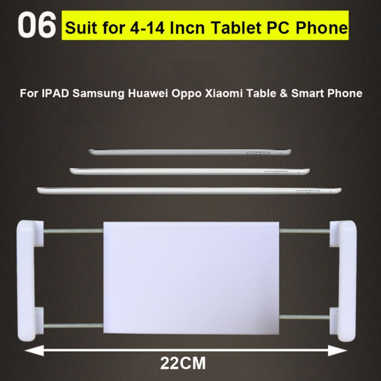 360 Degree Rotation Lazy Mount Folding Long Arm Phone Stand Holder for 4-14 Inch Tablet & Phone(Black Gold) - Lazy Bracket by PMC TechLife | Online Shopping South Africa | PMC TechLife