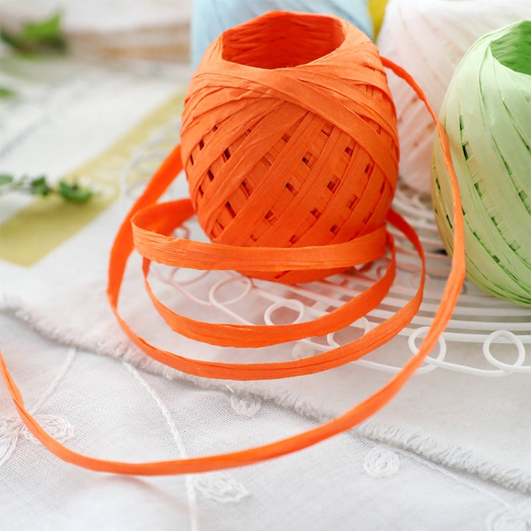 20M Paper Rope Raffia Ribbon Natural Lace Rope Gift Box Wrapping DIY Decoration(Pink) - Ribbons by PMC TechLife | Online Shopping South Africa | PMC TechLife | Buy Now Pay Later Mobicred