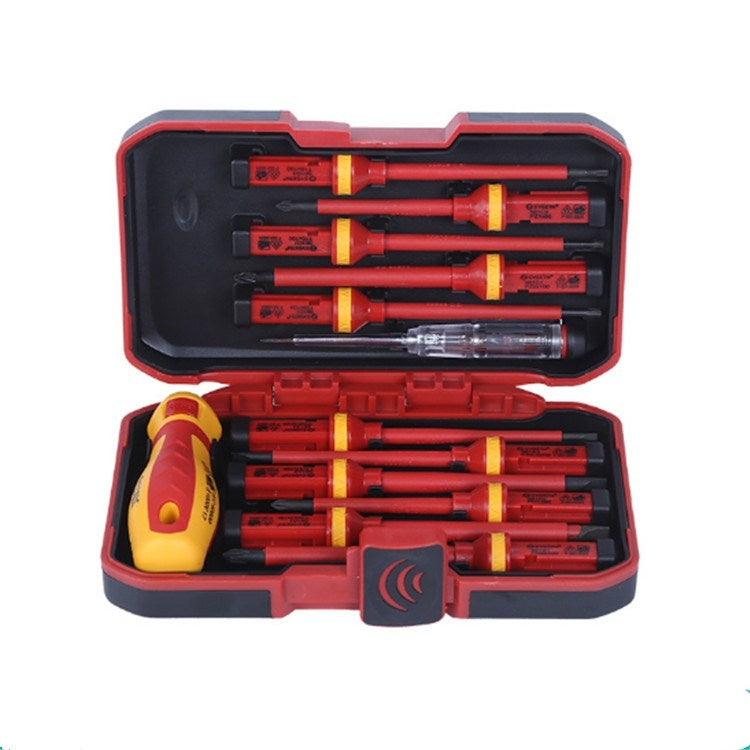 13 in 1 VDE Industrial Telecommunications High Pressure Resistant Screwdriver Set Apple Phone Repair Tool Screwdriver - free shipping - PMC Jewellery - Order now!