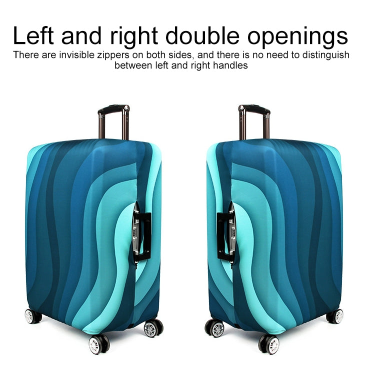 Travel Abrasion-resistant Elastic Luggage Protective Cover Suitcase Dust Covers, Size:22-24 inch(Pink Ripple) - Dust Covers by PMC TechLife | Online Shopping South Africa | PMC TechLife | Buy Now Pay Later Mobicred