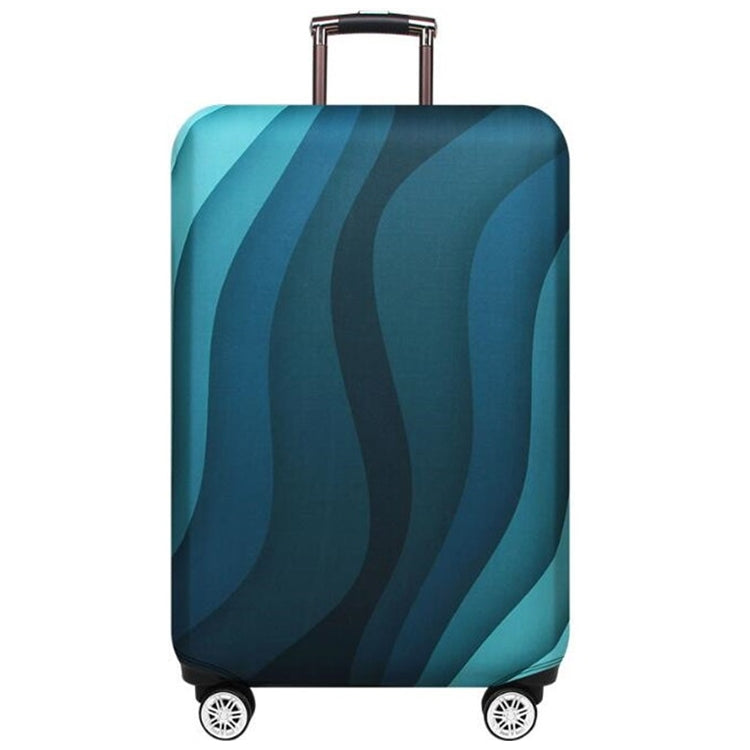 Travel Abrasion-resistant Elastic Luggage Protective Cover Suitcase Dust Covers, Size:29-32 inch(Green Ripple) - Dust Covers by PMC TechLife | Online Shopping South Africa | PMC TechLife | Buy Now Pay Later Mobicred