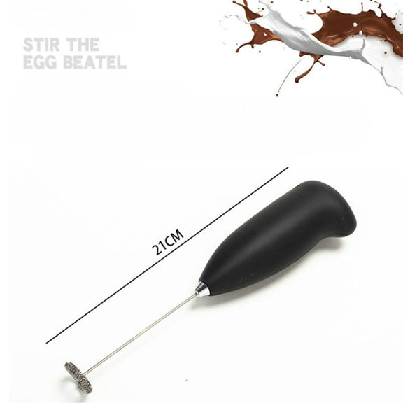 2 PCS Mini Electric Milk Frother Stainless Steel Handheld Egg Beater Household Small Coffee Foam Frother Milk Foam Maker Mixer Tools