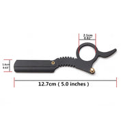 Stainless Steel Vintage Razor Thumb Razor(Black)
