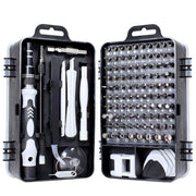 110 in 1 Magnetic Plum Screwdriver Mobile Phone Disassembly Repair Tool(Black)