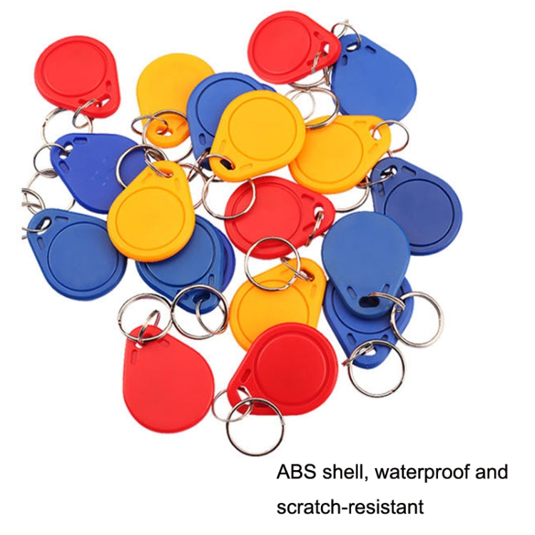 10PCS IC Access Control Card Entree Control M1 Compatibel Fudan Rfid 13.56Mhz Keyfob Sleutelhanger Tag Sleutelhanger(Yellow) - free shipping - PMC Jewellery - Order now!