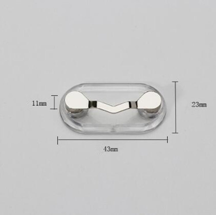 Magnetic Glasses Holder Magnetic Brooch Number Plate Headset Glasses Clip(Silver) - free shipping - PMC TechLife - Order now!
