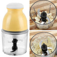 Portable Mixing Cup Electric Soy Milk Juicer Multi-function Cooking Machine Home Meat Grinder(Beige) - free shipping - PMC TechLife - Order now!
