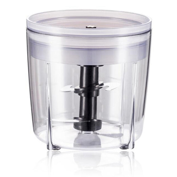 Portable Mixing Cup Electric Soy Milk Juicer Multi-function Cooking Machine Home Meat Grinder(Beige)