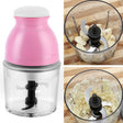 Portable Mixing Cup Electric Soy Milk Juicer Multi-function Cooking Machine Home Meat Grinder(Pink) - Electric juicers by PMC TechLife | Online Shopping South Africa | PMC TechLife