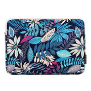 Creative Zipper Multi-function Portable Tablet 14 Inch Computer Bag File Water-resistant Nylon Storage(Nary Brown)