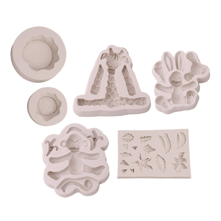 2 PCS 3D Animal Shape Silicone Form Fondant Cake Biscuit Molds(Lion) - free shipping - PMC TechLife - Order now!