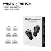 For Samsung Galaxy Buds Pro AhaStyle PT168 Silicone Earphone Earcups, Size:S+M+L(White)