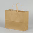 10 PCS Elegant Kraft Paper Bag With Handles for Wedding/Birthday Party/Jewelry/Clothes, Size:32x25x11cm(Yellow Kraft) - Gift Bags & Wrapping Supplies by PMC TechLife | Online Shopping South Africa | PMC TechLife | Buy Now Pay Later Mobicred