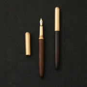 Luxury Wood Fountain Pen School Office Writing Ink Pen Stationery Gifts Supplies(Tiger wood)