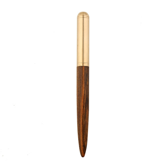 Luxury Wood Fountain Pen School Office Writing Ink Pen Stationery Gifts Supplies(Tiger wood)
