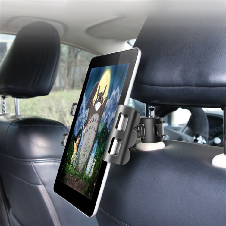 Universal Adjustable Car Tablet Stand Holder Car Seat Back Bracket For 4-11 Inch Tablet(Blue) - Car Holders by PMC TechLife | Online Shopping South Africa | PMC TechLife