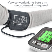 JZ-256A Tri-Color Backlight Automatic Upper Arm Sphygmomanometer Home Electronic Sphygmomanometer, Size:22-32cm(No Voice Broadcast)