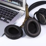2pcs For Monster DNA Protein Leather + Sponge Headphone Protective Case Earmuffs(White)