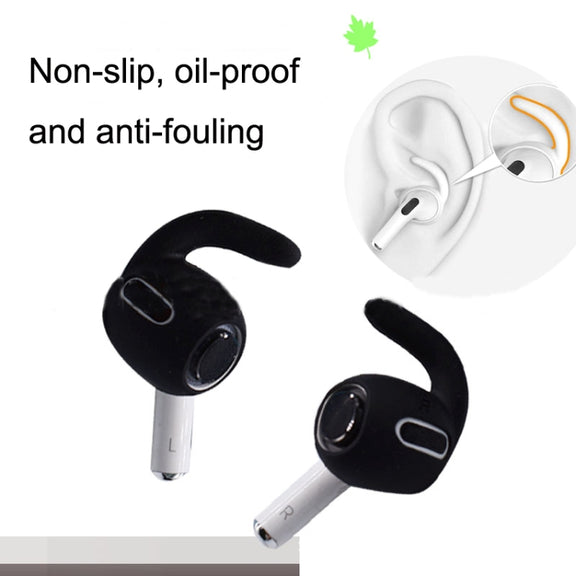 30PCS Ultra-thin Earphone Ear Caps For Apple Airpods Pro(White)
