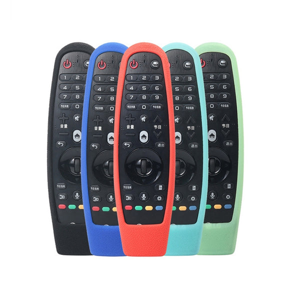 Suitable for LG Smart TV Remote Control Protective Case AN-MR600 AN-MR650a Dynamic Remote Control Silicone Case(Black)