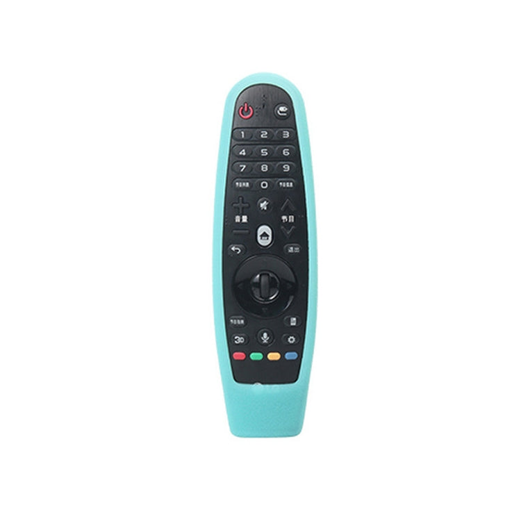 Suitable for LG Smart TV Remote Control Protective Case AN-MR600 AN-MR650a Dynamic Remote Control Silicone Case(Turquoise Blue) - Remote Control Covers by PMC TechLife | Online Shopping South Africa | PMC TechLife