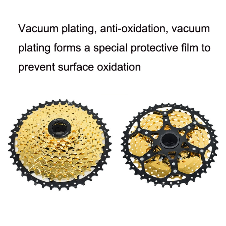VG Sports Split Mountain Bike Lightweight Cassette Flywheel, Style:11 Speed 52T