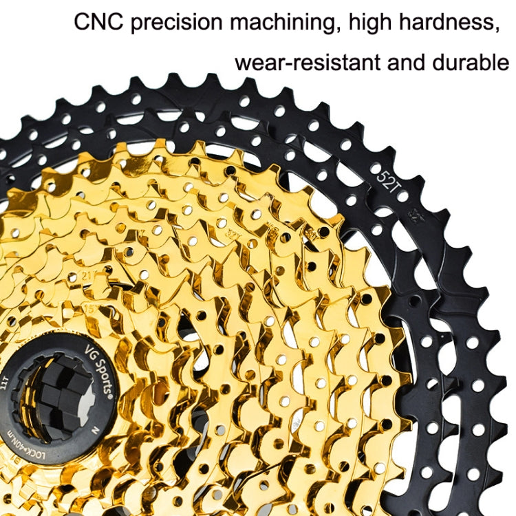 VG Sports Split Mountain Bike Lightweight Cassette Flywheel, Style:11 Speed 52T