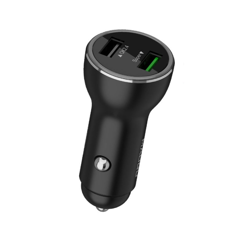 QIAKEY QK739 Dual Ports Fast Charge Car Charger(Black) - free shipping - PMC TechLife - Order now!