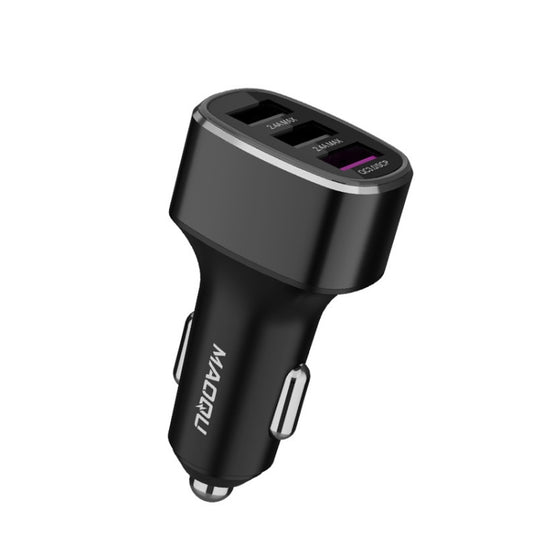QIAKEY GT680 3 USB Ports Fast Charge Car Charger(Black) - free shipping - PMC Jewellery - Order now!