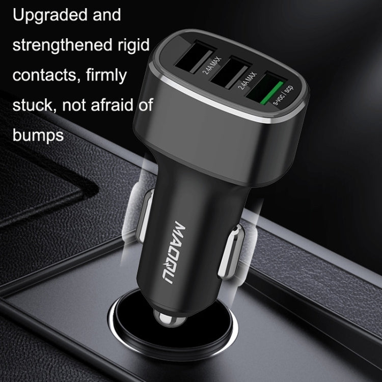 QIAKEY GT780 3 USB Ports Fast Charge Car Charger(Gray) - free shipping - PMC Jewellery - Order now!