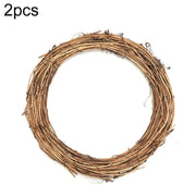 2 PCS Tree Vine Christmas Wreath DIY Rattan Garden Decoration Rattan Window Decoration, Size:20CM