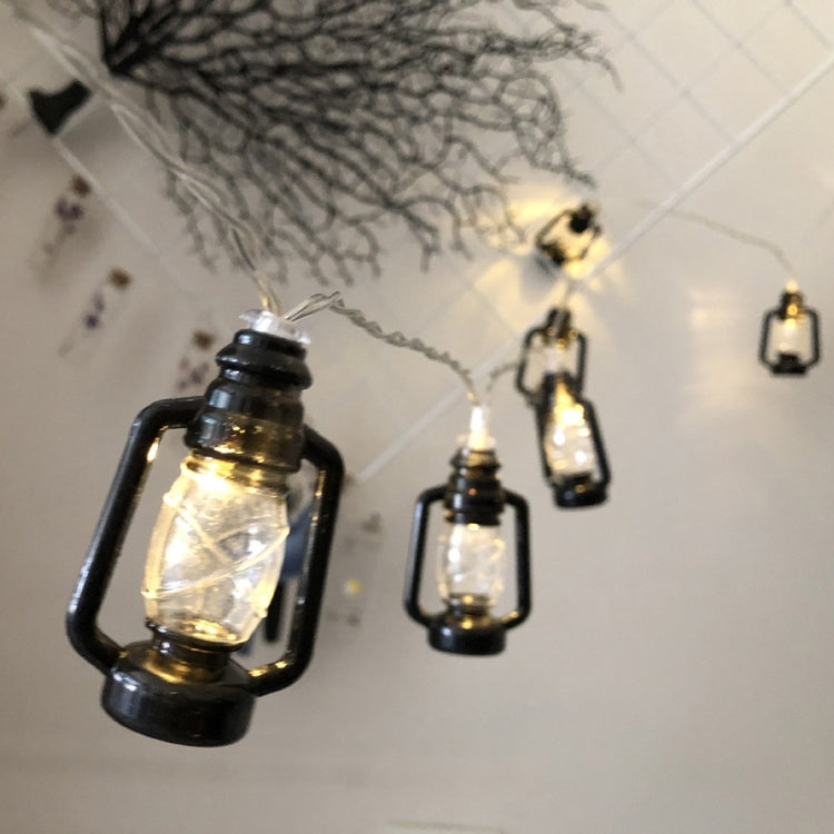 3m 20LEDs Christmas Lantern Festival Decoration Retro Kerosene Lamp LED String(Black) - free shipping - PMC TechLife - Order now!