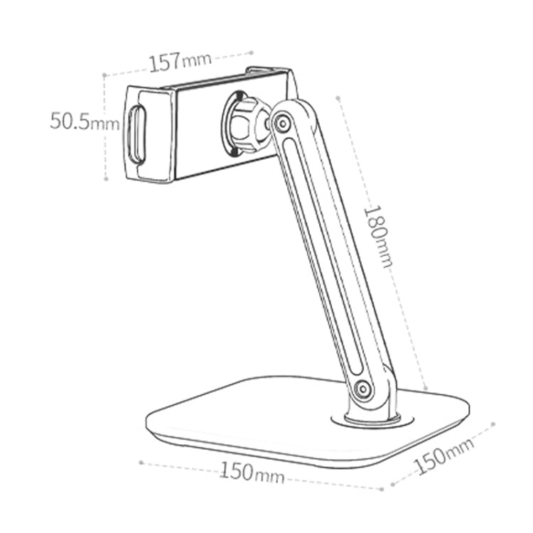 SSKY X28 Desktop Phone Tablet Stand Folding Bed Head Online Classes Convenient Support(Black) - free shipping - PMC Jewellery - Order now!