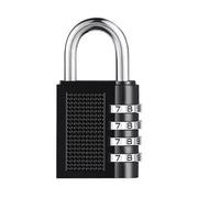 Four Digits Combination Lock Lluggage Gym Anti-theft Padlock, Style:8024