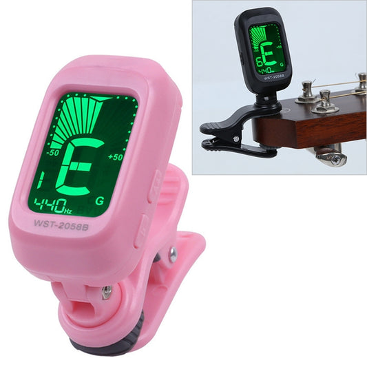 Little Angel WST-2058B Guitar Capo Electronic Tuner, Size:5×3.7×2.7cm(Pink) - free shipping - PMC Jewellery - Order now!
