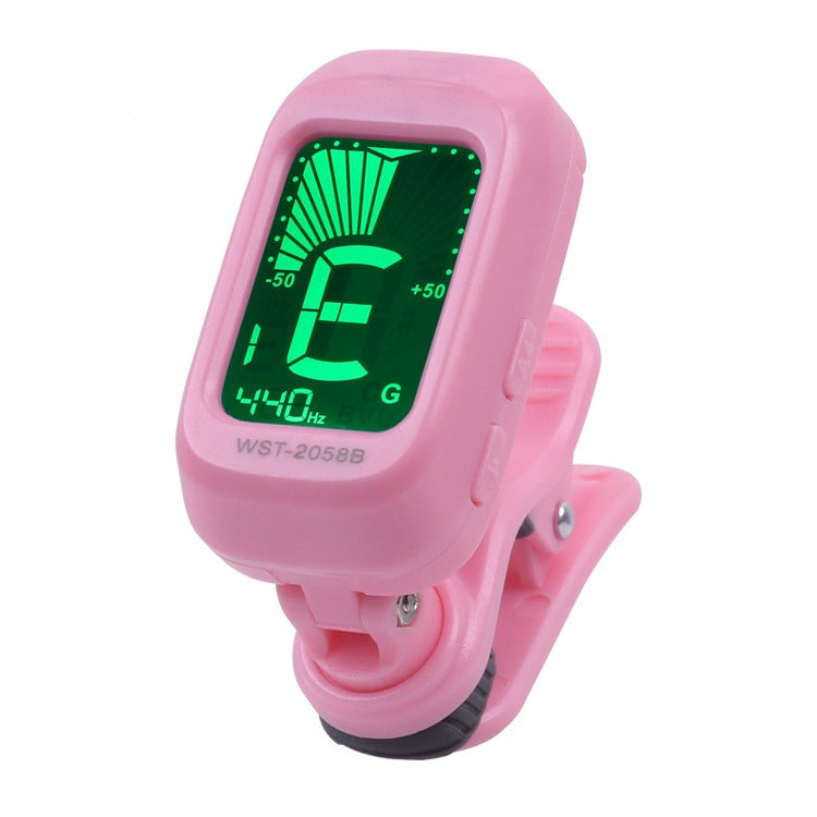 Little Angel WST-2058B Guitar Capo Electronic Tuner, Size:5×3.7×2.7cm(Pink) - free shipping - PMC Jewellery - Order now!