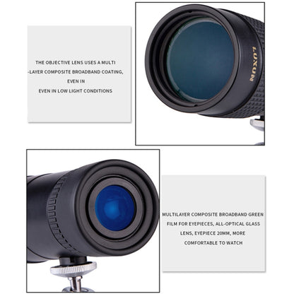 LUXUN 10-30x40 Single-Cylinder HD High-Power Telescope Mobile Phone Mini Telescope(Telescope & Phone Clip & Tripod) - free shipping - PMC Jewellery - Order now!