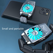 H15 Mobile Phone Radiator Semiconductor Rapid Cooling Portable Peripheral Cooling Mobile Phone Radiator Plug-in Models(Black)