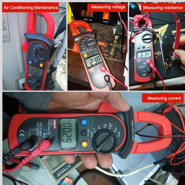 UNI-T UT202+ Digital Clamp Multimeter AC/DC Voltage Detector - free shipping - PMC Jewellery - Order now!