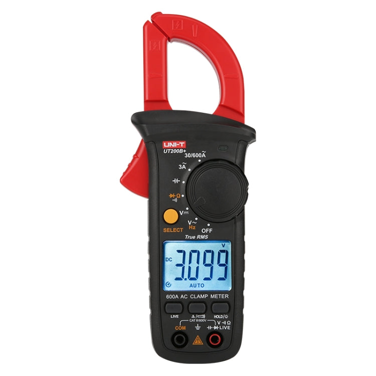 UNI-T  UT200B+ 600A  Digital Clamp Multimeter AC/DC Voltage Detector Frequency Resistance Tester - free shipping - PMC Jewellery - Order now!