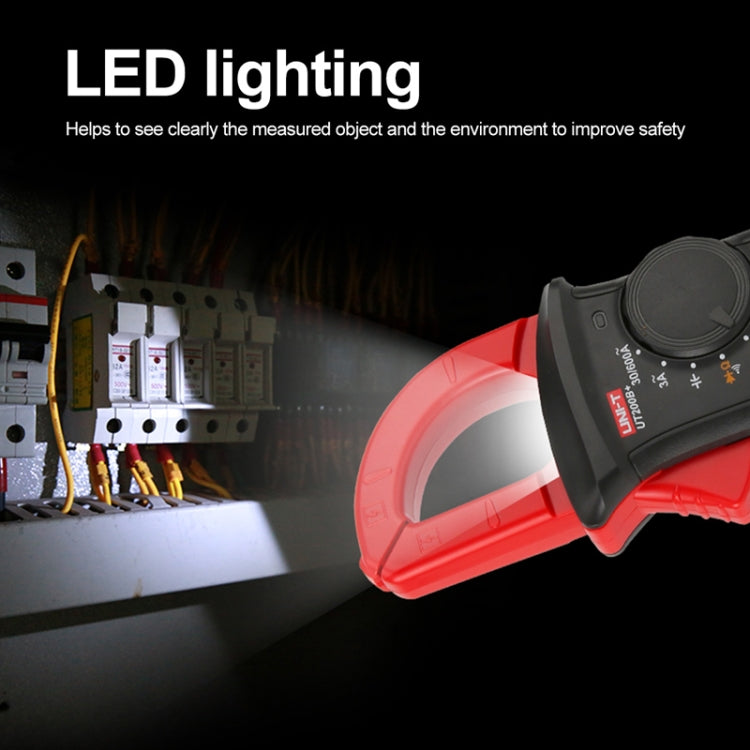 UNI-T  UT200B+ 600A  Digital Clamp Multimeter AC/DC Voltage Detector Frequency Resistance Tester - free shipping - PMC TechLife - Order now!