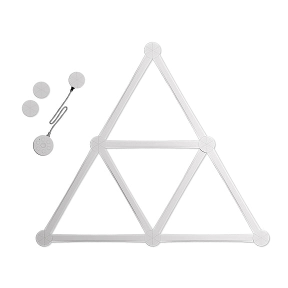 JSK-P22 Smart RGB Mosaic Light Rhythm Light Support Amazon Alexa / Google Assistant /DuerOS EU Plug(White)