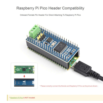 Waveshare For Raspberry Pi Pico CAN Bus Module (B),Enabling Long Range Communication Through SPI,23775 - free shipping - PMC Jewellery - Order now!