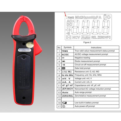 UNI-T UT210D 200A Digital Clamp Meter AC DC Voltage Detector - free shipping - PMC Jewellery - Order now!