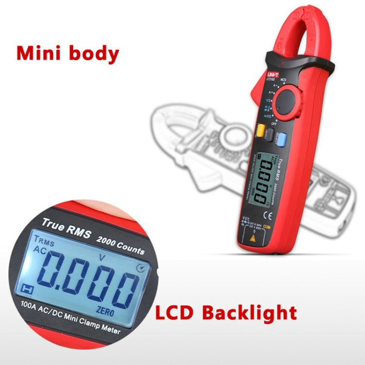 UNI-T UT210D 200A Digital Clamp Meter AC DC Voltage Detector - free shipping - PMC Jewellery - Order now!