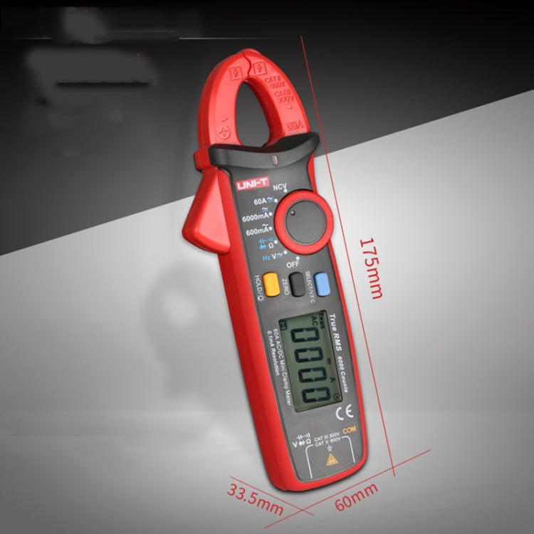UNI-T UT211B  60A Digital Clamp Meter AC DC Voltage Detector - free shipping - PMC Jewellery - Order now!
