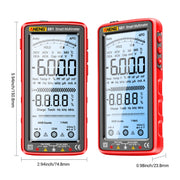 ANENG 681 LCD Digital Display Screen Smart Automatic Range Rechargeable Multimeter(Red)